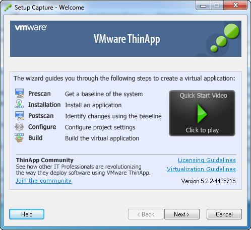 VMWare ThinApp Enterprise 5.2.2 Build 4435715