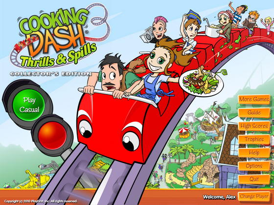 скриншот игры Cooking Dash 3: Thrills and Spills Collector's Edition