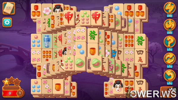 скриншот игры Mahjong Fest: Sakura Garden