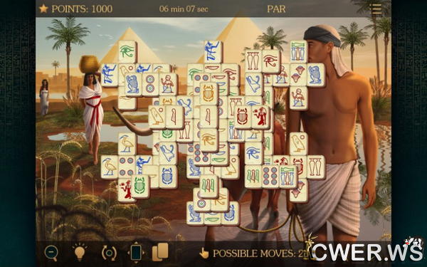 скриншот игры Art Mahjong Egypt: New Worlds