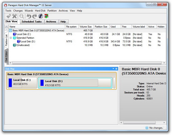 Paragon Partition Manager