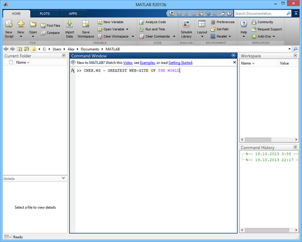 Matlab R2013b