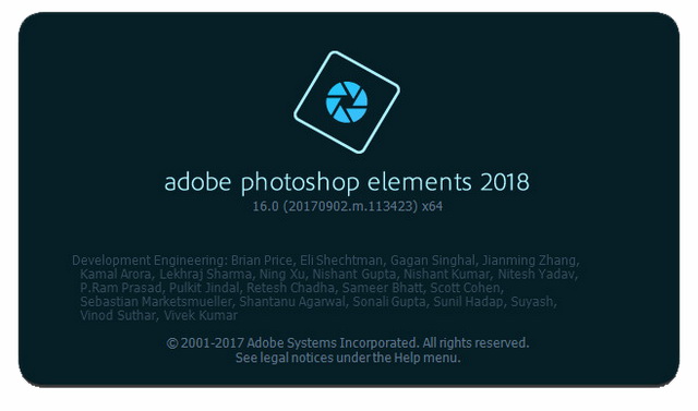 Adobe Photoshop Elements 2018