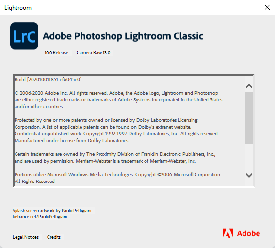 Adobe Photoshop Lightroom Classic 2021