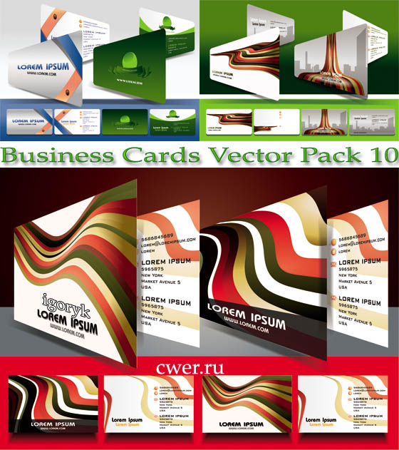 Business Cards Vector