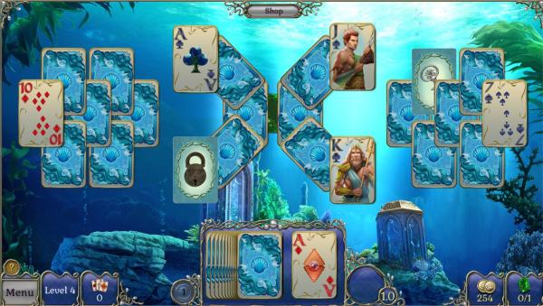 Jewel Match Atlantis Solitaire