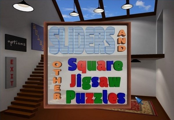 Sliders and Other Square Jigsaw Puzzles