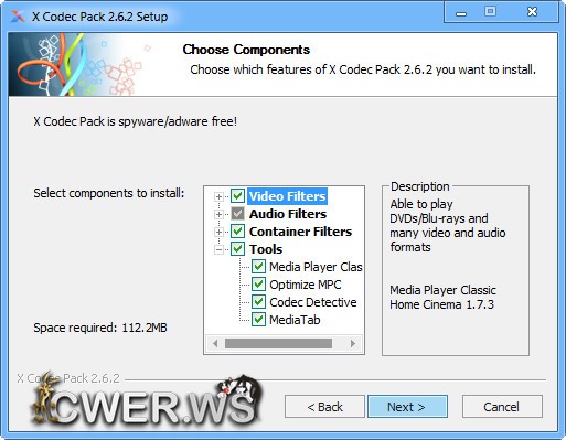 X Codec Pack 2.6.2