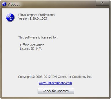 UltraCompare Professional 8.30.0.1003