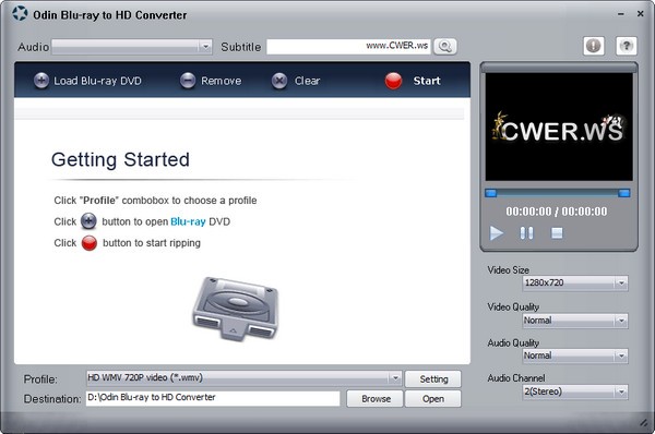 Odin Blu-ray to HD Converter 9