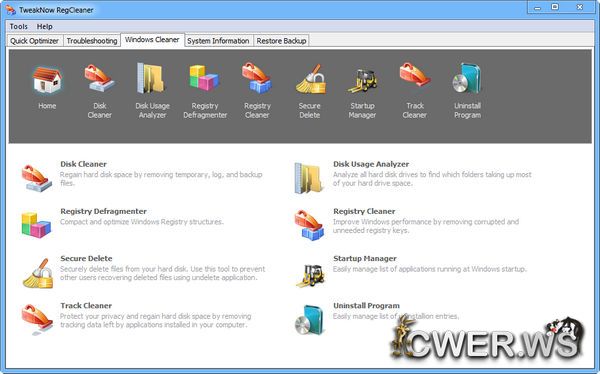 TweakNow RegCleaner 7