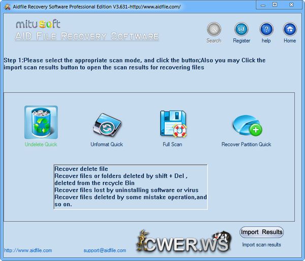 Aidfile Recovery Software 3.6.3.1