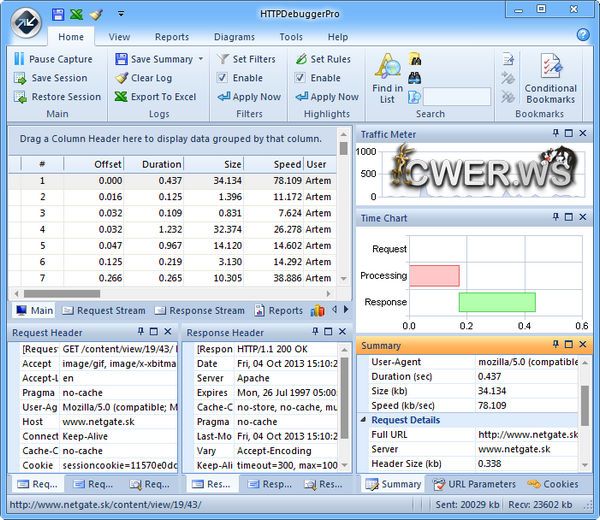 HTTP Debugger Pro 5