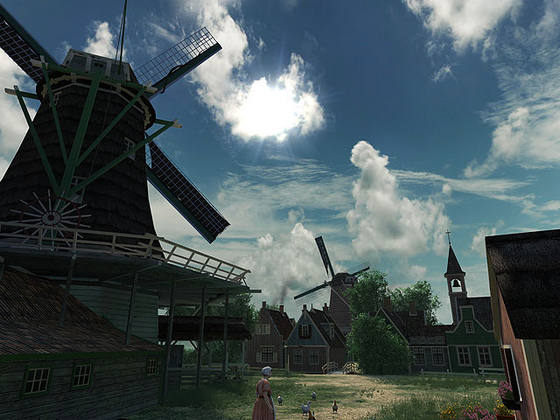 Dutch Windmills 3D Screensaver