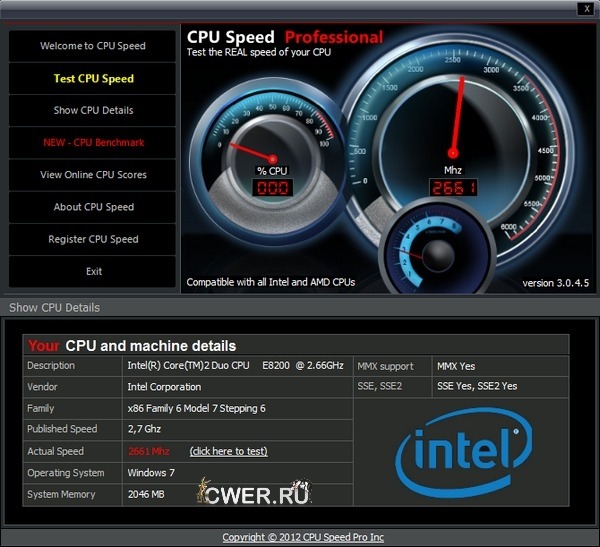 CPU Speed