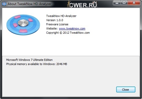 TweakNow HD-Analyzer