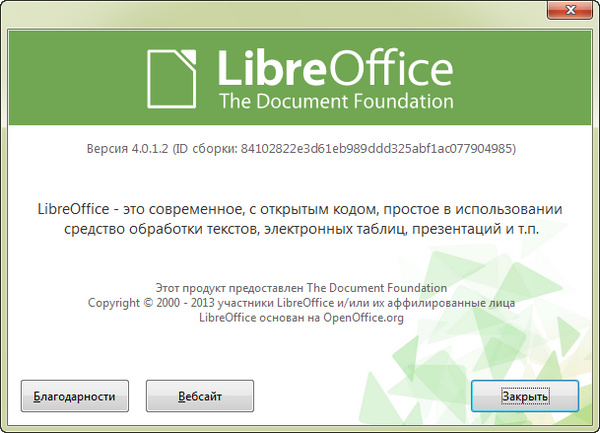 LibreOffice 4.0.1