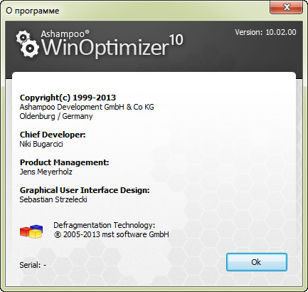 Ashampoo WinOptimizer 10.02.00