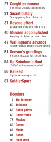 Soldier №12 December 2011