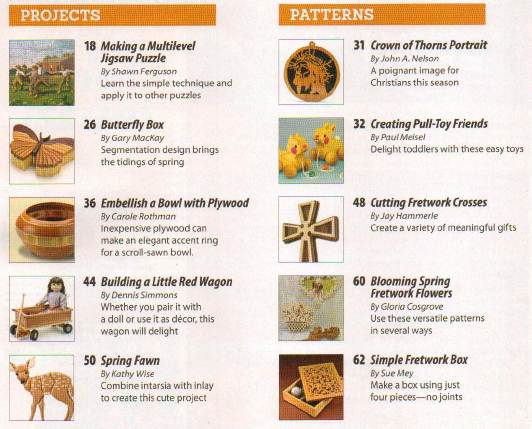 ScrollSaw Woodworking & Crafts №54 (Spring 2014)c1